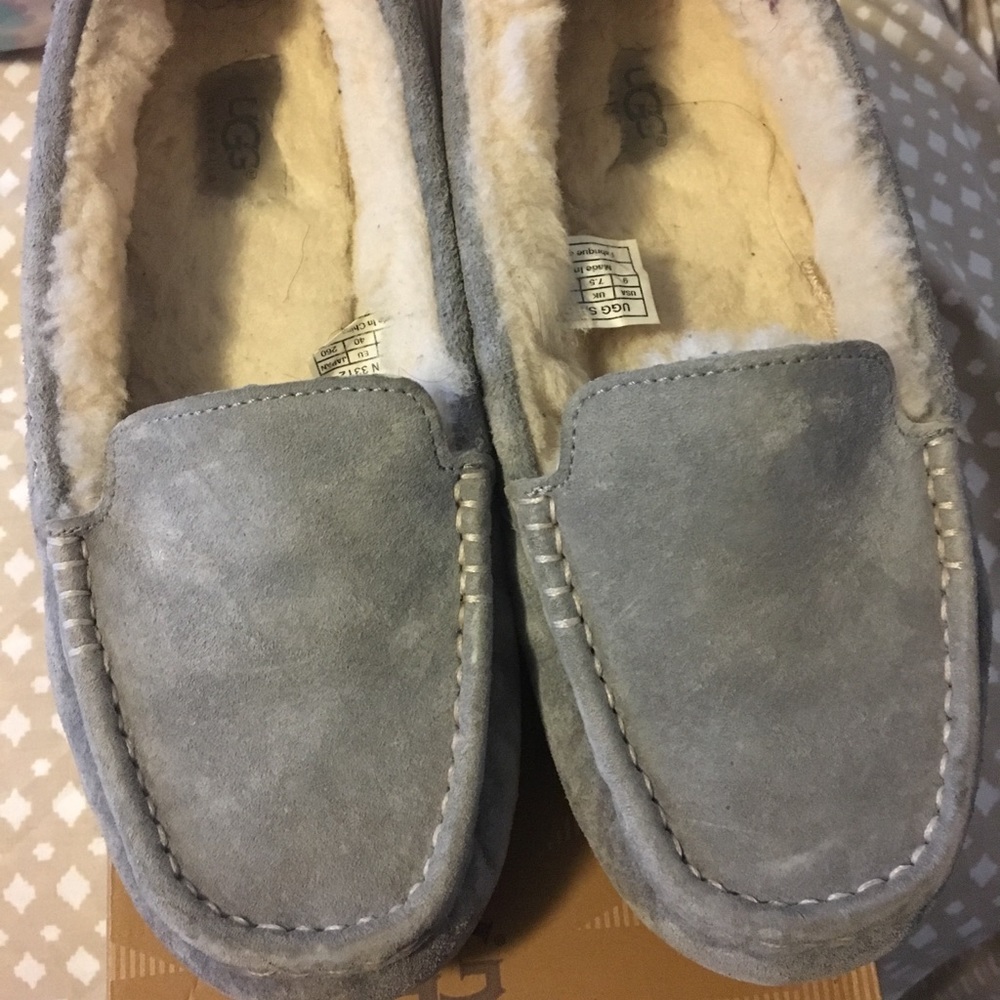 Authentic Gray Ugg Moccassins